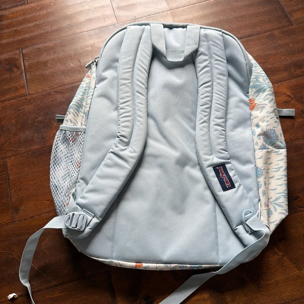 JanSport Big Student Backpack Fluttering Fields Floral Butterfly XL JS0A47JKLK4